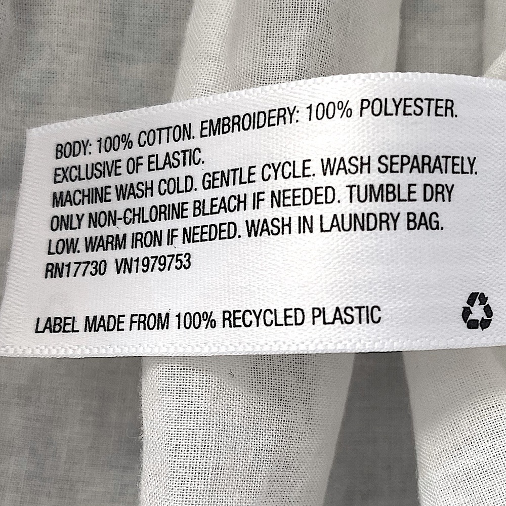 Universal Thread White Eyelet Sleeve Cinched Pend… - image 3